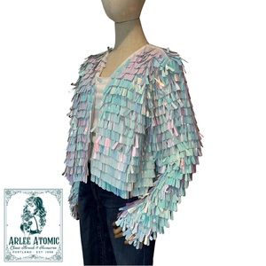 House of Harlow 1960 Iridescent sequin jacket